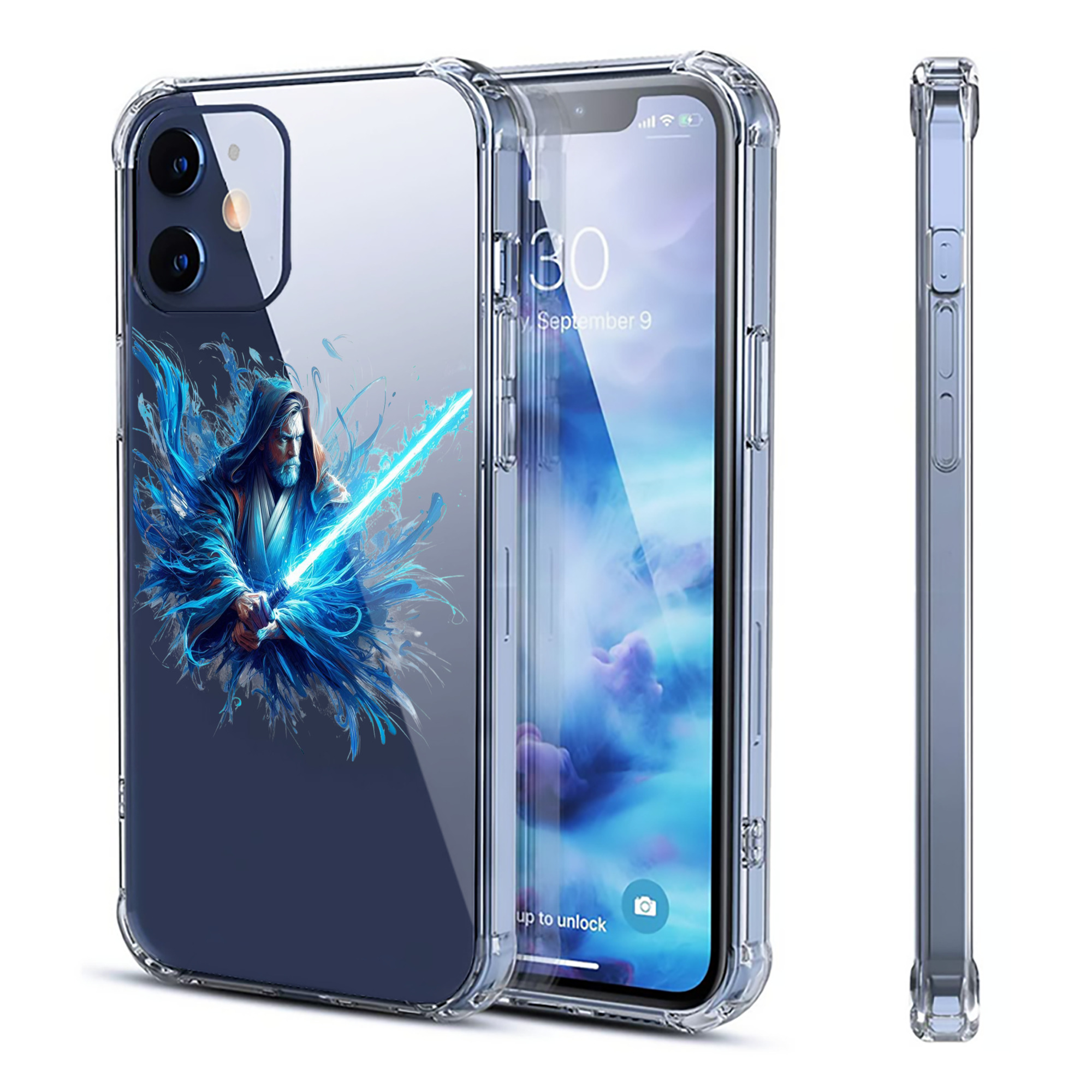 （画像用） スター・ウォーズ Star Wars 【iPhone 12シリーズ対応】透明スマホケース（クリアソフトケース）